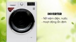 Đánh Chi tiết giá máy giặt LG Inverter 9 kg FC1409S2W