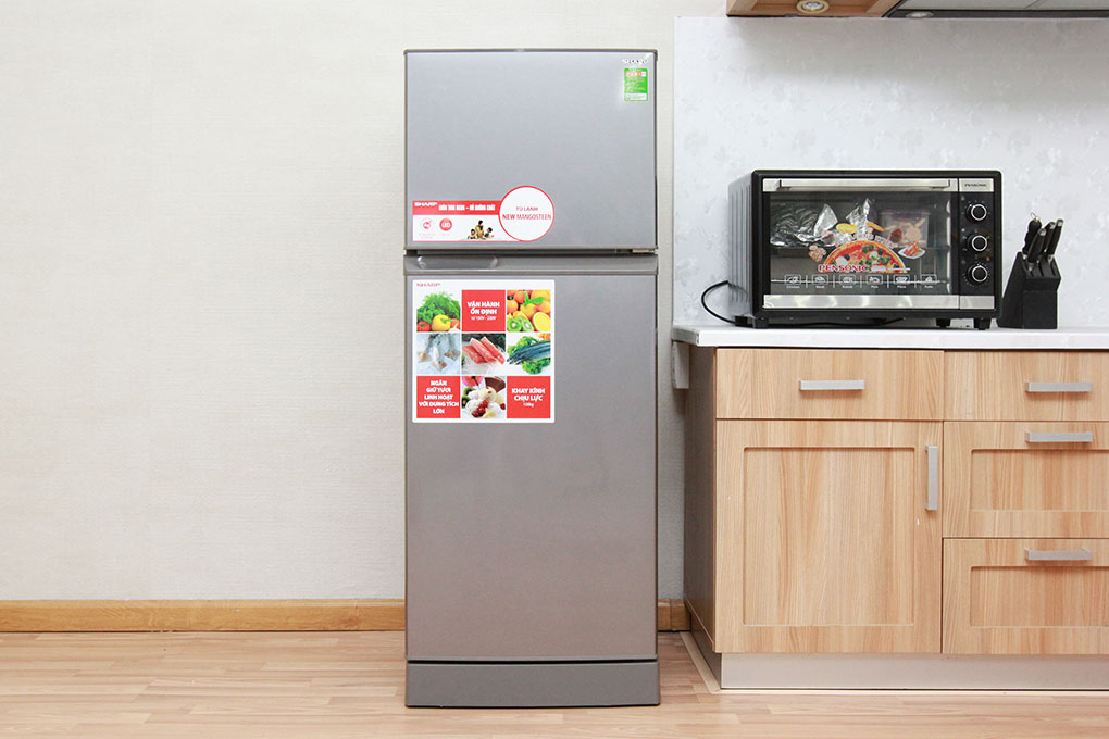 Tủ lạnh Sharp Inverter SJ-217P-SL 196 lít - Chính Hãng