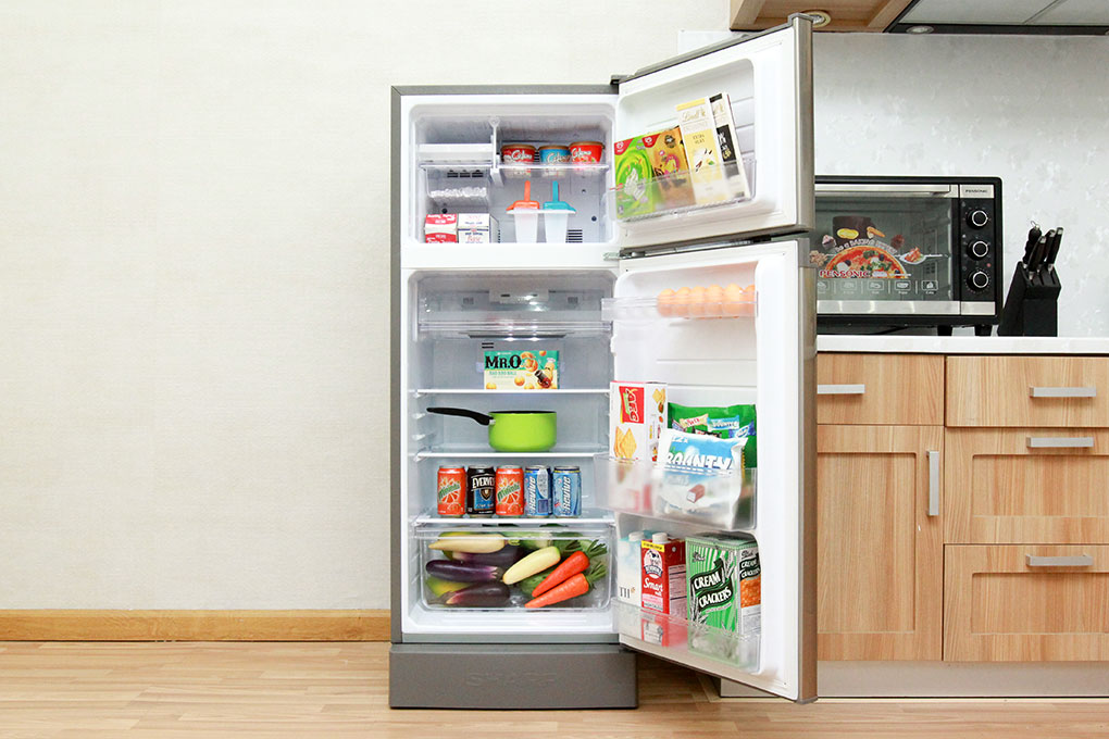 Tủ lạnh Sharp Inverter SJ-198P-ST 180 lít - Chính Hãng