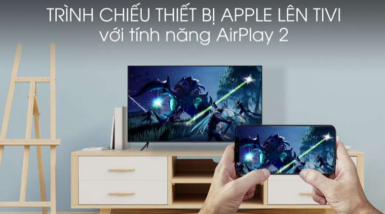 AirPlay 2 Smart Tivi QLED Samsung 4K 50 inch QA50Q60T