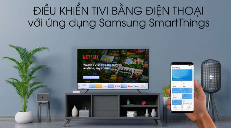 SmartThings Smart Tivi QLED Samsung 4K 55 inch QA55Q60T