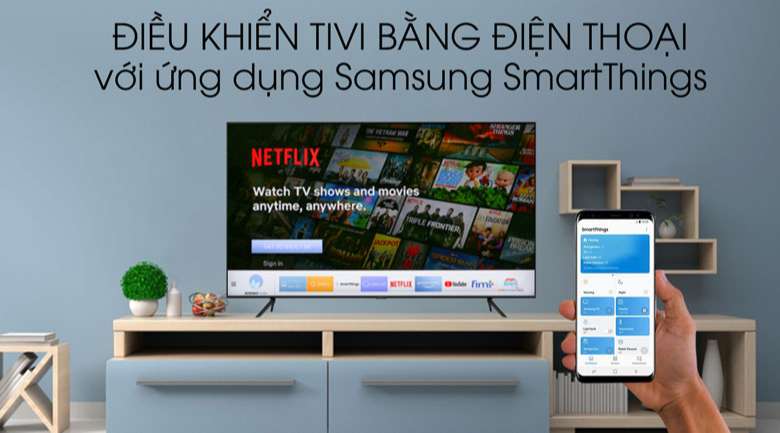 smartthings-Smart Tivi QLED Samsung 4K 75 inch QA75Q60T