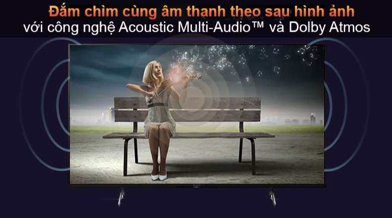 Android Tivi Sony 4K 65 inch XR-65X90J -  Acoustic Multi-Audio™ và Dolby Atmos
