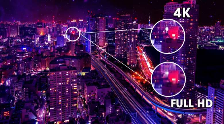 Smart Tivi Led Samsung 4K 43 inch UA43AU9000 - Khung hình sắc nét với độ phân giải 4K có 8 triệu điểm ảnh