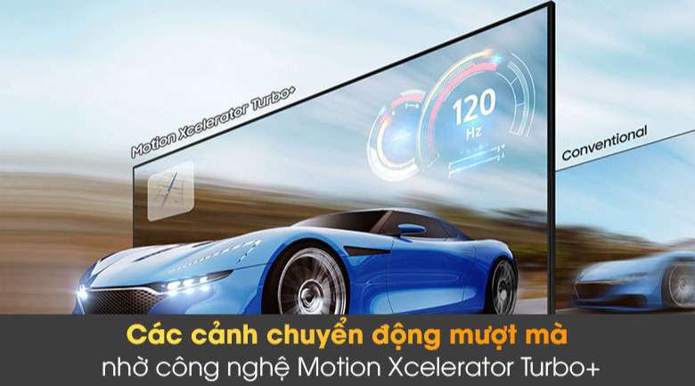 Tivi The Frame QLED 4K Samsung QA55LS03A - Motion Xcelerator Turbo+