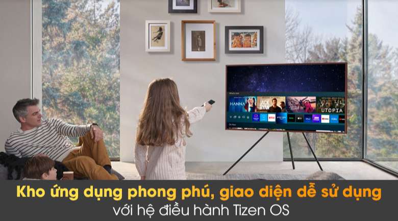 Tivi The Frame QLED 4K Samsung QA55LS03A - Tizen OS