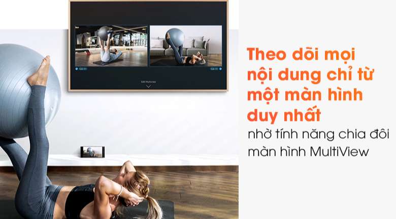 Smart Tivi Khung Tranh The Frame QLED Samsung 4K 65 inch QA65LS03A - Mutilview
