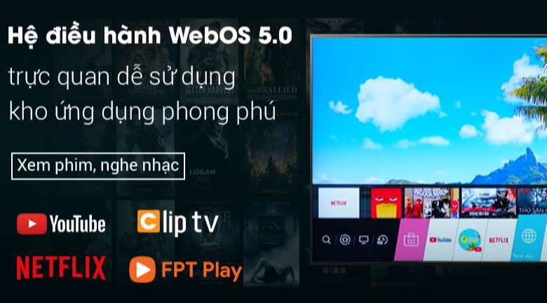 WebOS 5.0 - Smart Tivi LG 4K 50 inch 50UP7550PTC