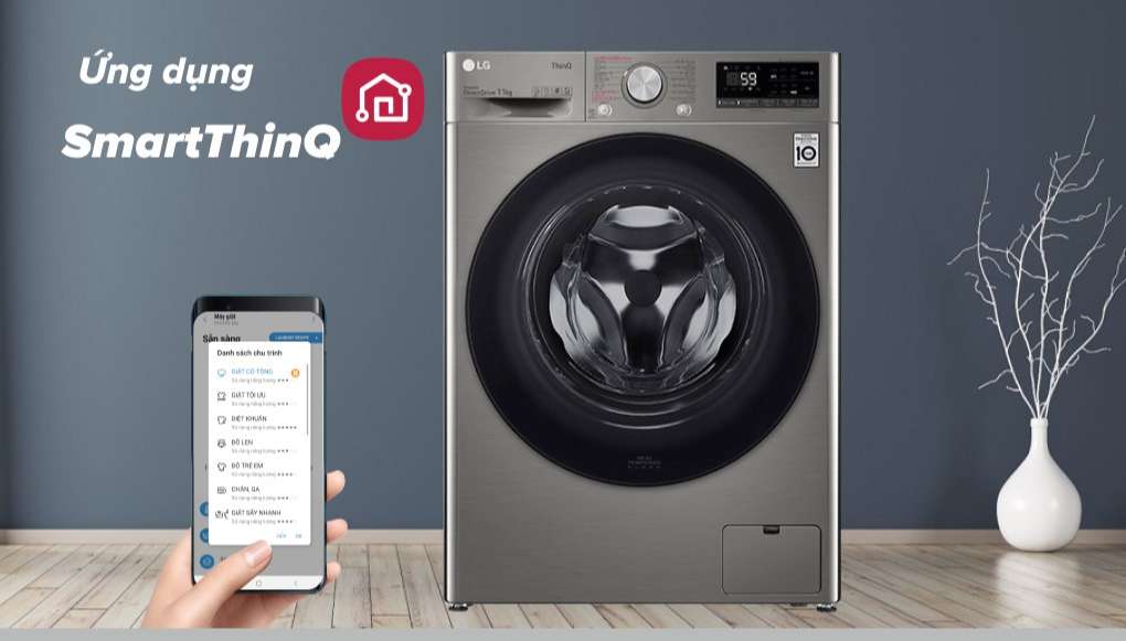 Máy giặt LG Inverter 11 kg FV1411S4P - SmartThinQ