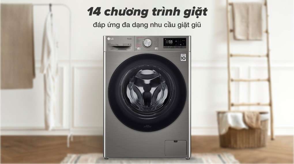 Máy giặt LG Inverter 11 kg FV1411S4P - 14 chương trình giặt