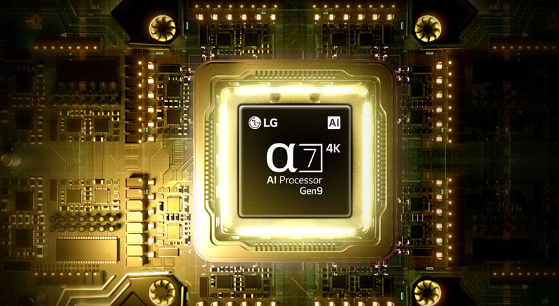 Nano Detail Enhancer và bộ xử lý Alpha 7 AI Processor 4K Gen9 trên LG 43NU835BPSA