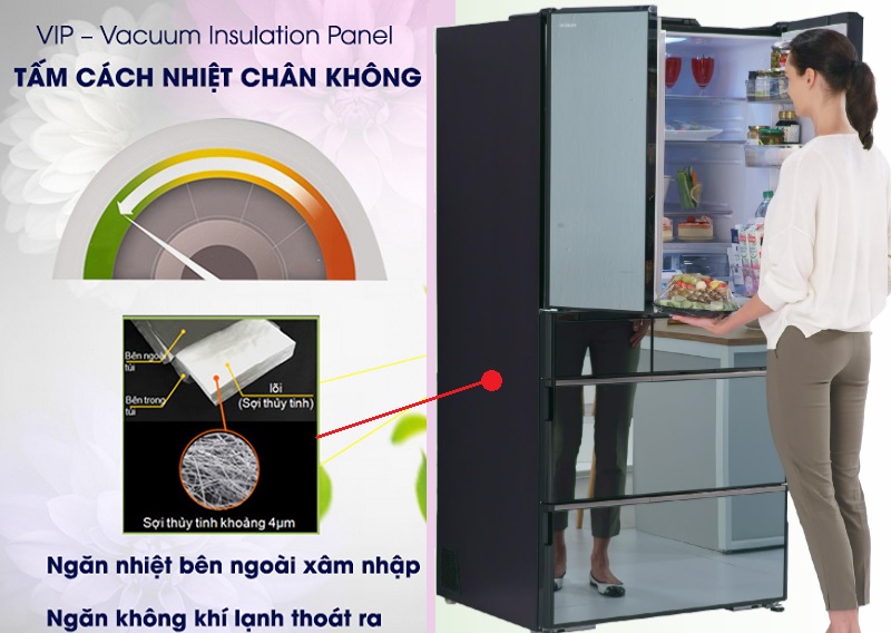 tủ lạnh Hitachi R-X670GV (X)