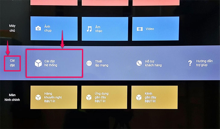 Cách bật tiết kiệm điện trên Smart tivi cơ bản Sony 2018