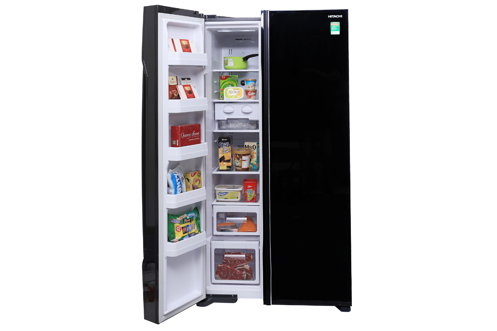 Tủ lạnh Hitachi Inverter 605 lít R-FS800PGV2 GBK Mẫu 20195