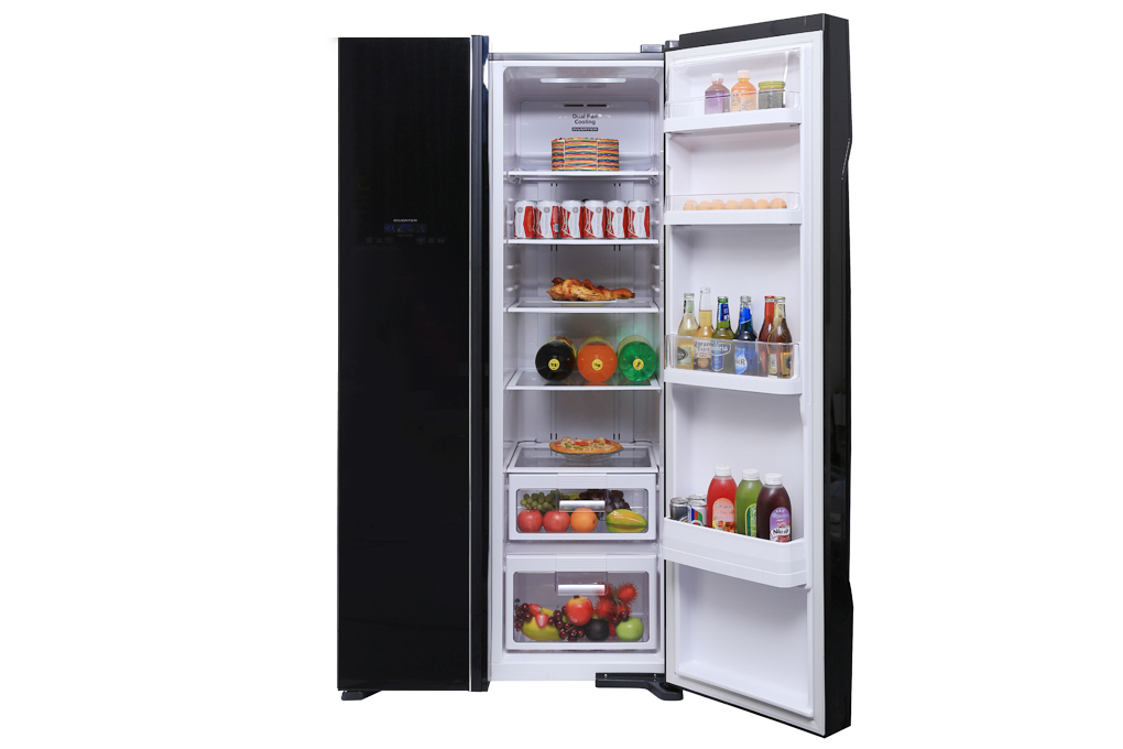 Tủ lạnh Hitachi Inverter 605 lít R-FS800PGV2 GBK Mẫu 20194