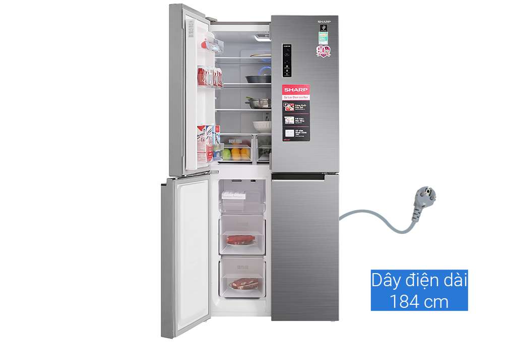 Tủ lạnh Sharp Inverter 401 lít SJ-FXP480V-SL - Chính hãng2