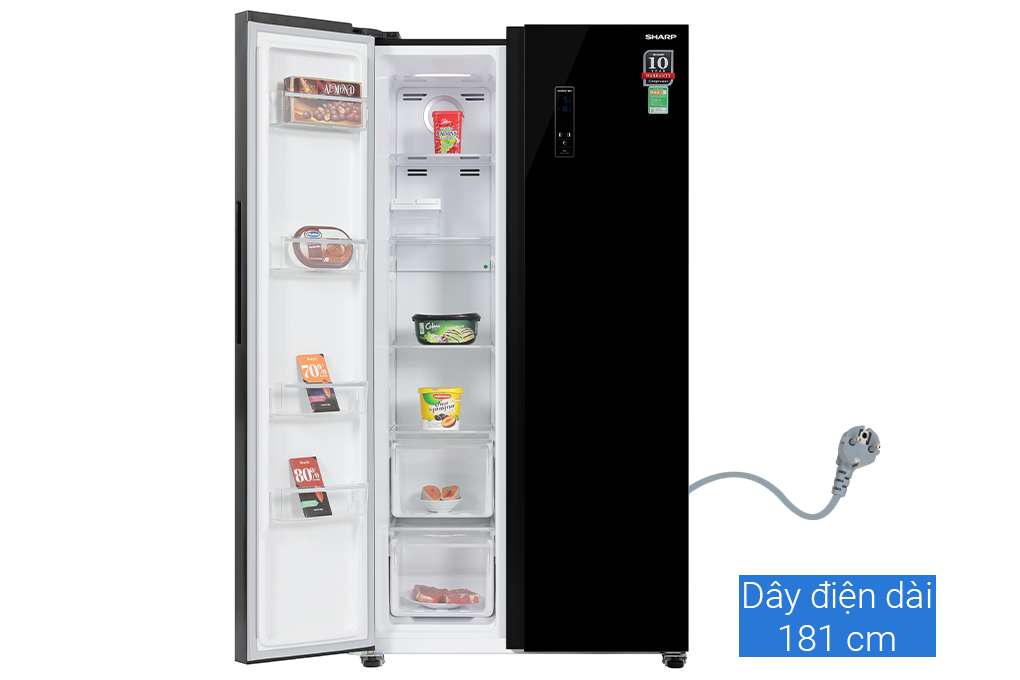 Tủ lạnh Sharp Inverter 532 lít SJ-SBX530VG-BK - Chính hãng2