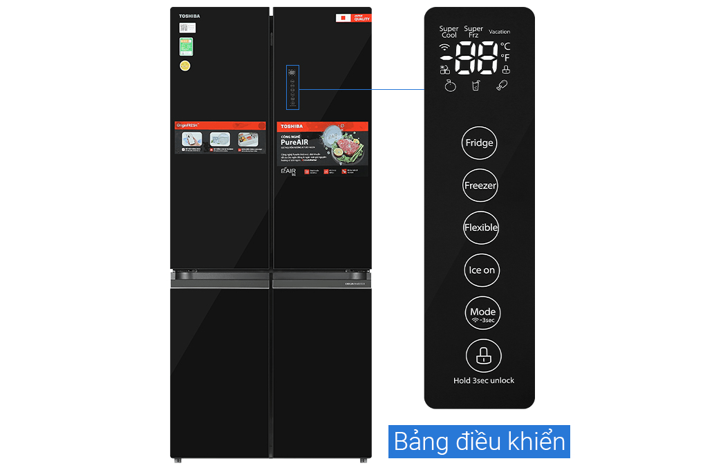 Tủ lạnh Toshiba Inverter 515 lít GR-RF665WIA-PGV(22)-XK - Chính hãng11