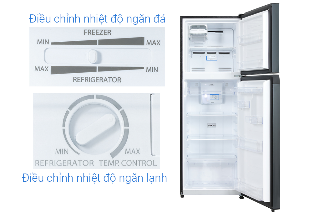 Tủ lạnh Toshiba Inverter 233 lít GR-RT303WE-PMV(52) - Chính hãng8
