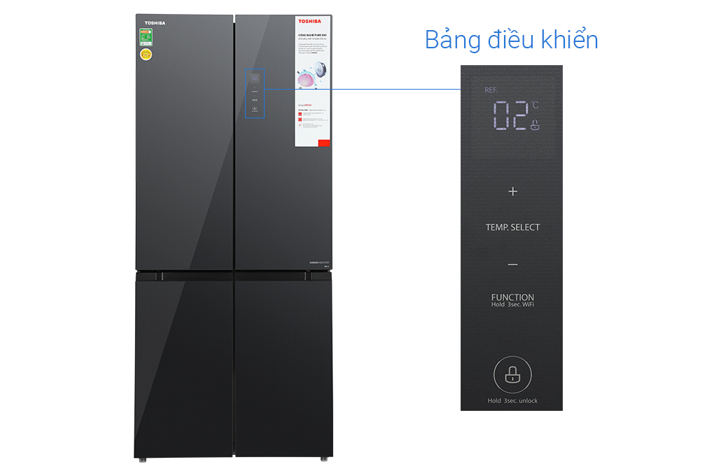 Tủ lạnh Toshiba GR-RF670WI-PGV(A9)-BG Inverter 515 lít - Chính hãng5