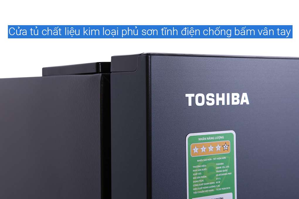 Tủ lạnh Toshiba Inverter 311 lít GR-RT395WE-PMV(06)-MG - Chính hãng10