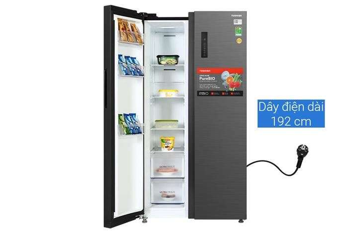 Tủ lạnh Toshiba Inverter 555 lít GR-RS696WI-PMV(60)-AG - Mới 20243
