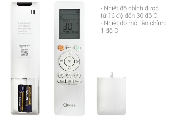 Điều hòa Midea 1 chiều inverter 18000BTU MSAGA-18CRDN8 - Chính hãng2