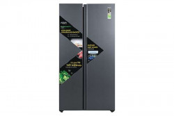 Tủ lạnh Aqua Inverter 646 lít Side By Side AQR-S682XA(SLB) - Chính hãng