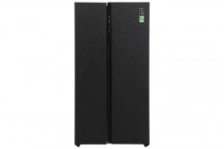 Tủ lạnh Aqua Inverter 550 lít Side By Side AQR-S612XA(CBC) - Chính hãng