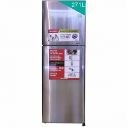 Tủ Lạnh Sharp Inverter SJ-X281E-SL 271 Lít 2 Cánh - Chính hãng