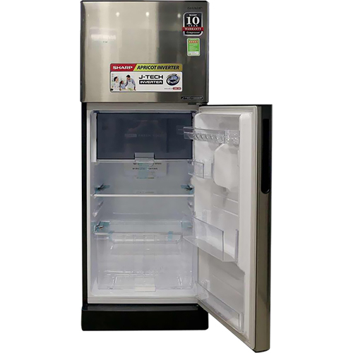 Tủ lạnh Sharp SJ-X201E-SL 196 lít - Chính Hãng1