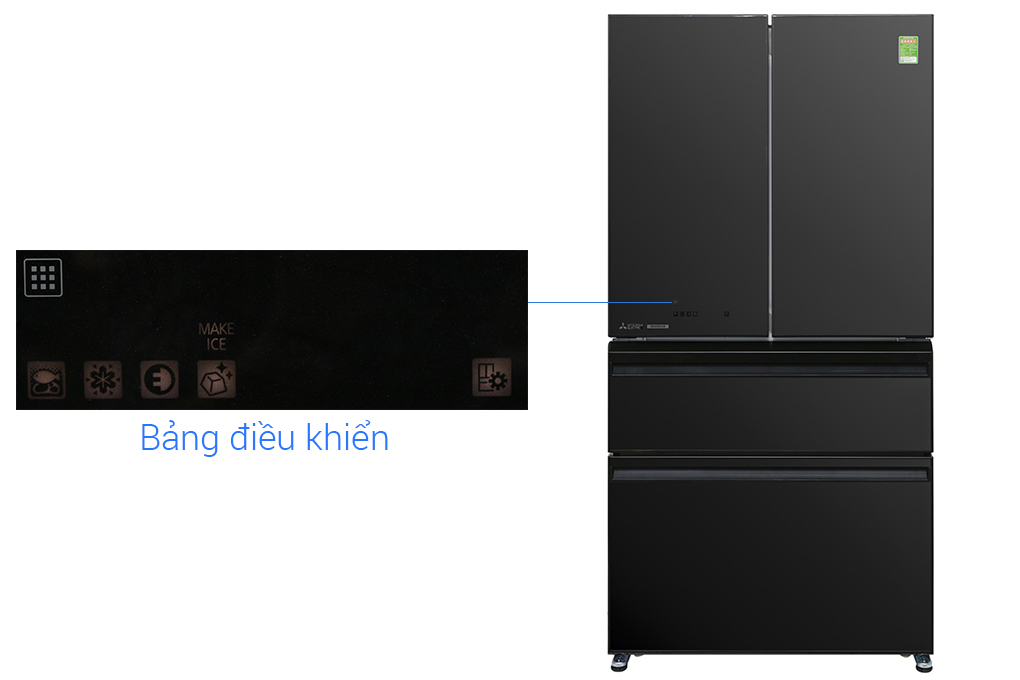 Tủ lạnh Mitsubishi Electric 564 lít MR-LX68EM-GBK-V - Chính hãng0