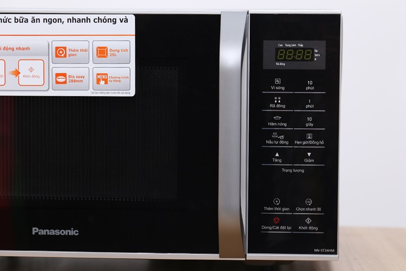Lò vi sóng Panasonic 25 lít  NN-ST34HMYUE - Chính Hãng 0