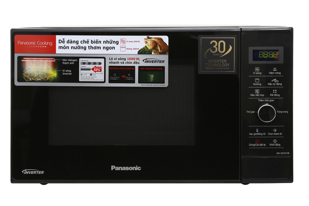 Lò vi sóng inverter Panasonic 23 lít NN-GD37HBYUE  - Chính hãng3