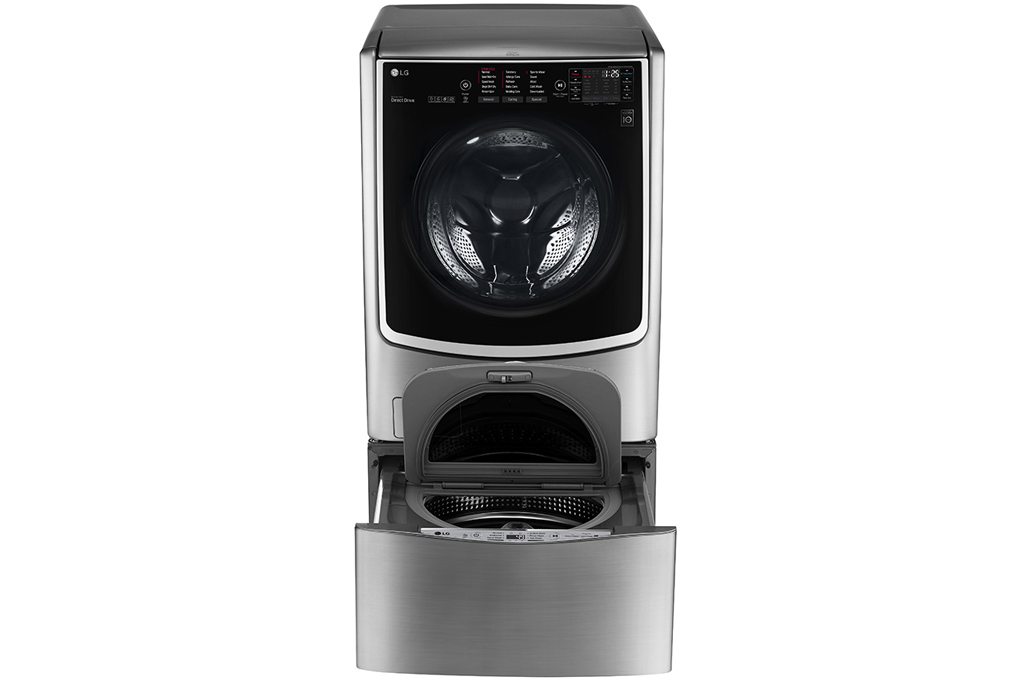 Máy giặt LG Twinwash Inverter F2721HTTV & T2735NWLV giặt 21kg sấy 12kg - Chính hãng0