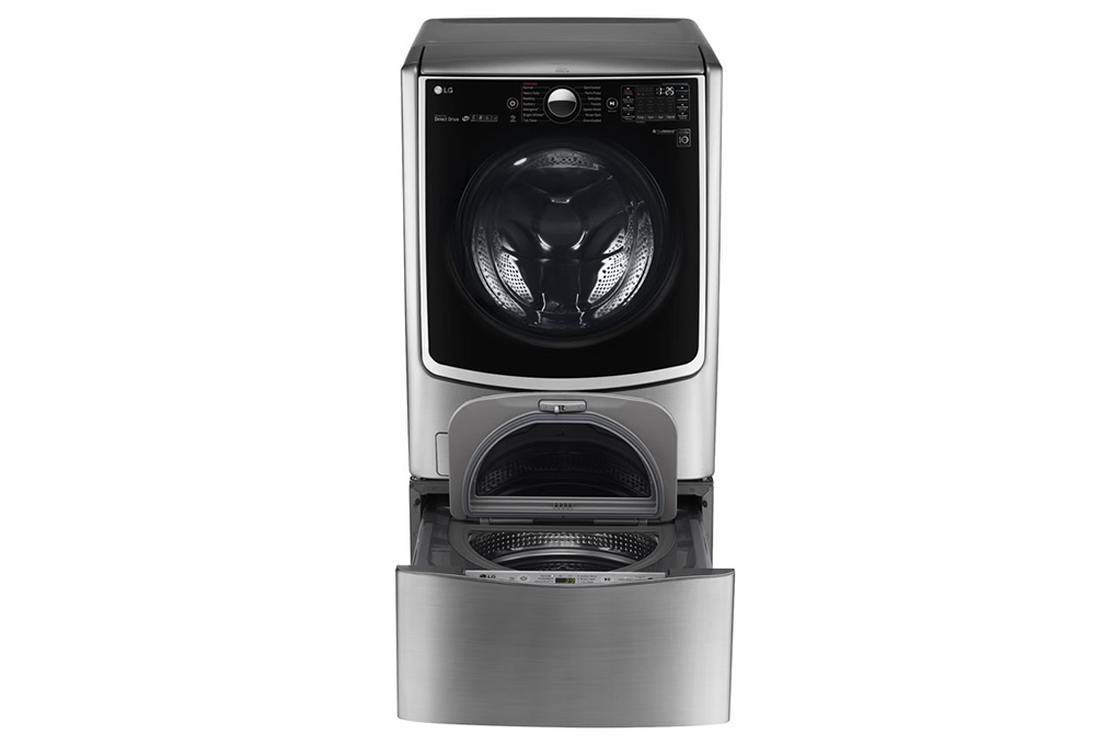 Máy giặt LG Twinwash Inverter F2721HTTV & T2735NWLV giặt 21kg sấy 12kg - Chính hãng3