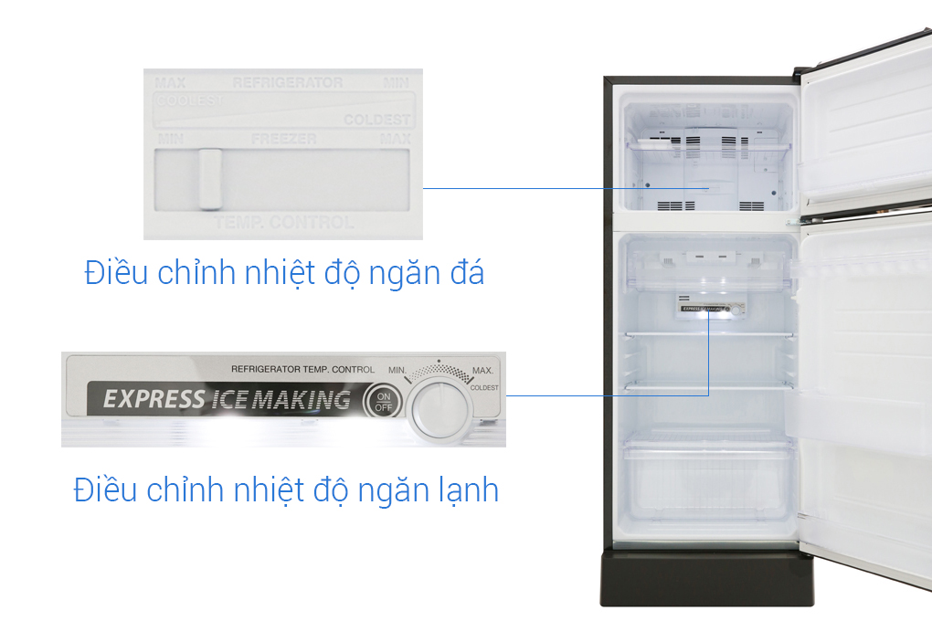 Tủ lạnh Sharp Inverter SJ-X176E-DSS 165 lít - Chính Hãng1